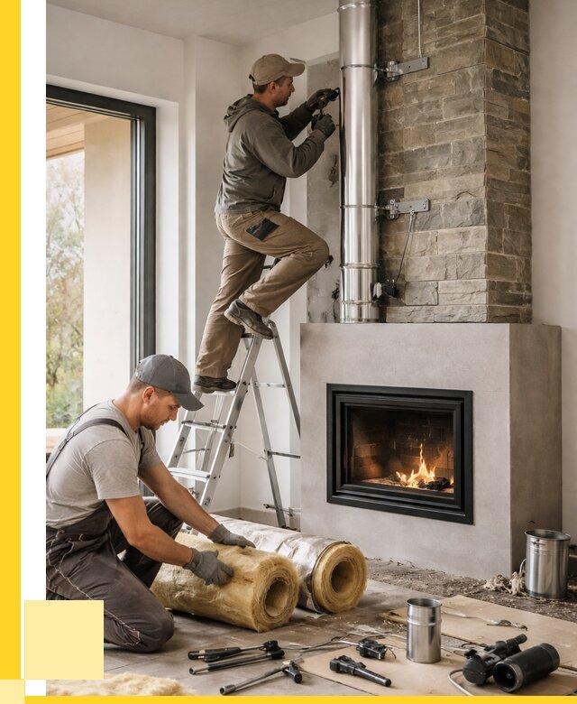 Монтаж дымоходов для каминов в Асбесте от 15161 р. ЭриданСбс