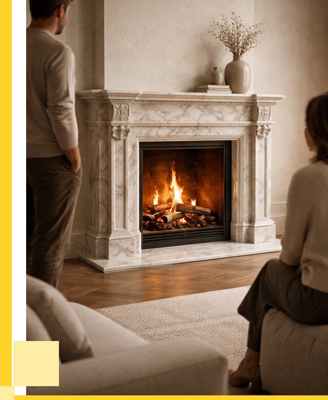 Мраморные камины под ключ в Асбесте от 252675 р. | ЭриданСбс