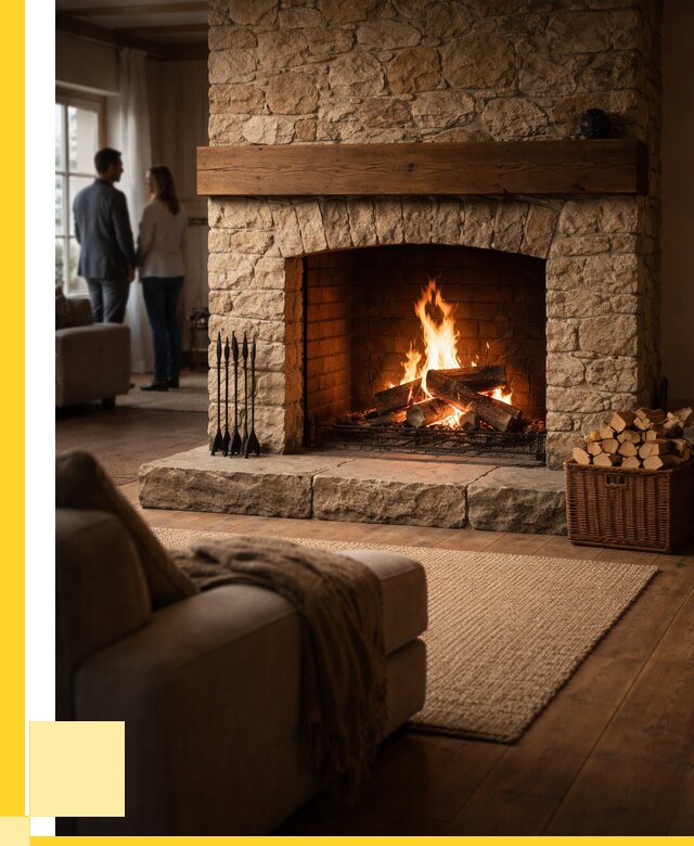 Открытые камины под ключ в Асбесте от 151605 р. ЭриданСбс