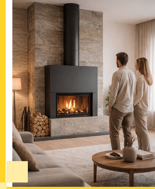 Закрытые камины под ключ в Асбесте от 121284 р., ЭриданСбс