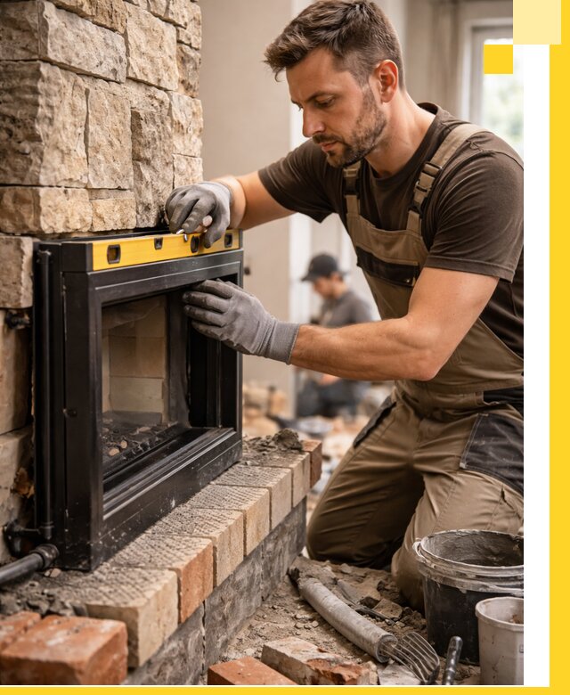 Дровяные камины под ключ в Асбесте: монтаж, обустройство