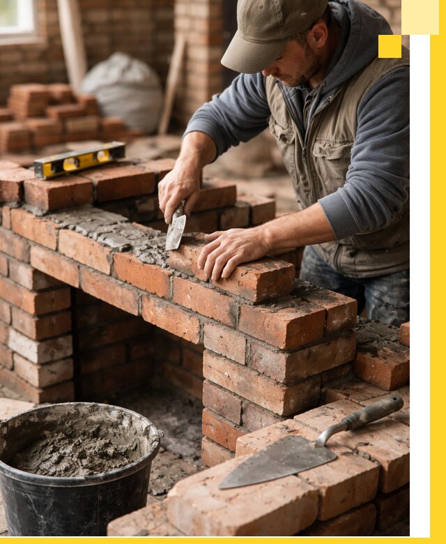 Кладка каминов под ключ в Асбесте профессиональная отделка и монтаж