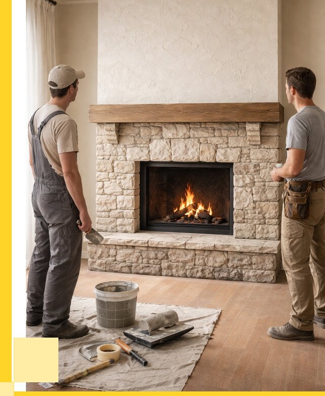 Отделка каминов в Асбесте от 6570 р. под ключ | ЭриданСбс