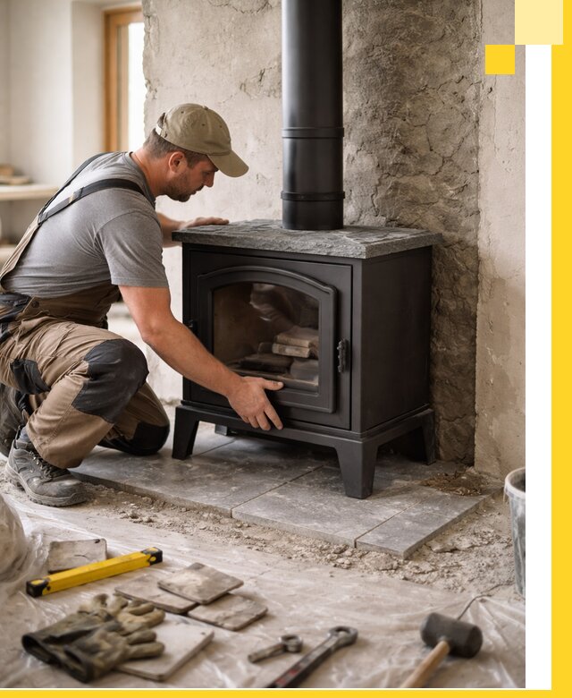 Профессиональный монтаж печей и каминов в Асбесте под ключ