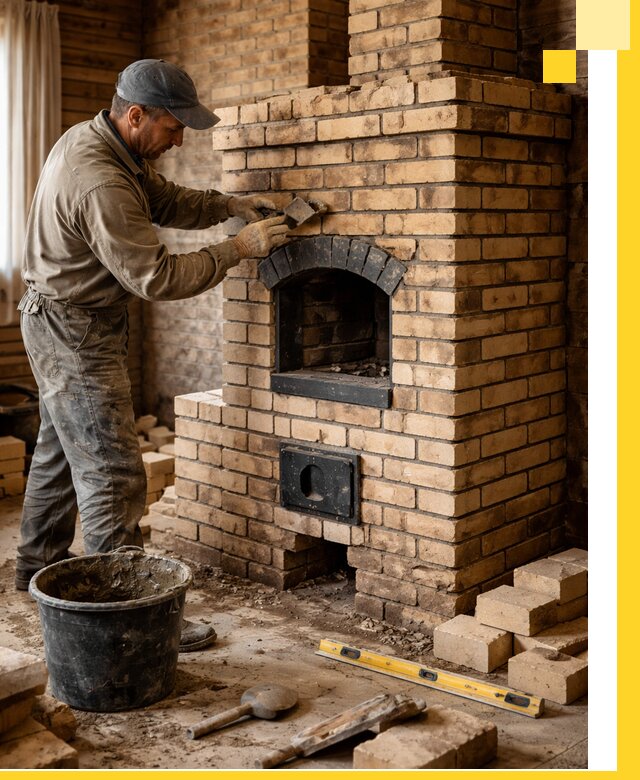 Кирпичные печи под ключ в Асбесте: проектирование и кладка