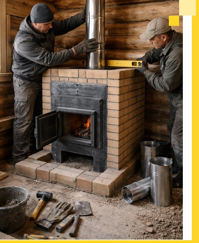 Проектирование, изготовление и установка банных печей в Асбесте