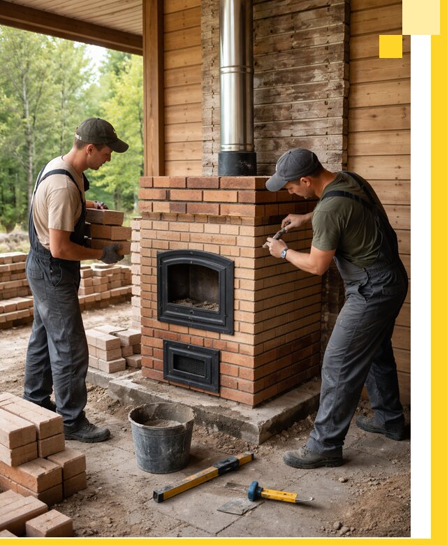 Производство и установка дачных печей под ключ в Асбесте
