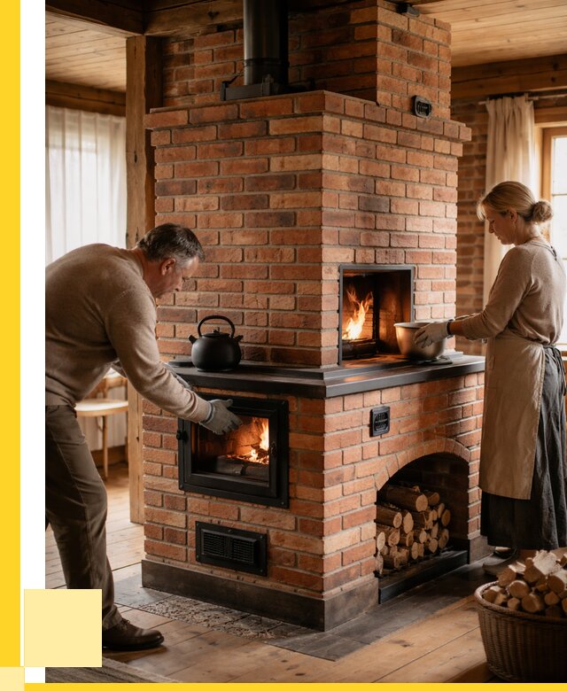 Печи для загородного дома под ключ в Асбесте от 80856 р. | ЭриданСбс