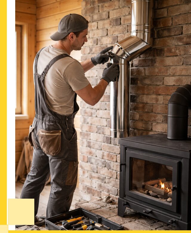 Монтаж дымоходов для печей в Асбесте от 7580 р. | ЭриданСбс