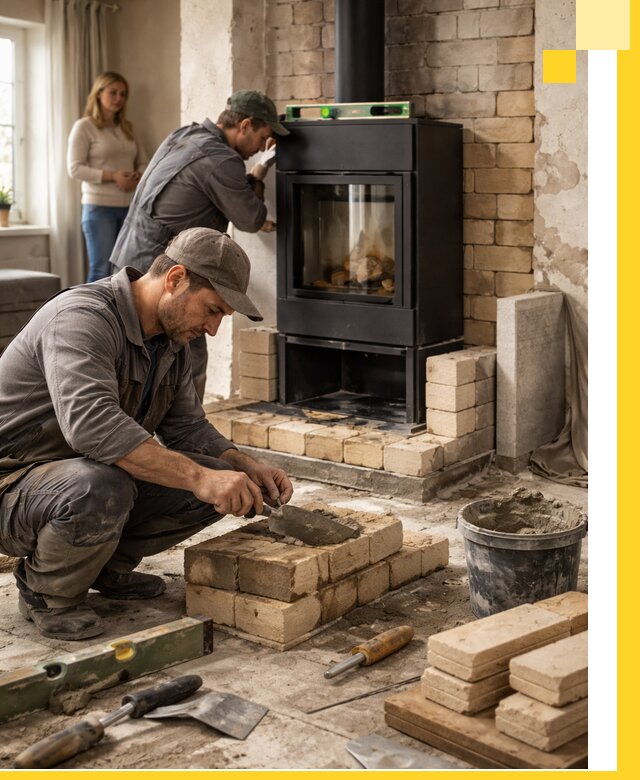 Печи и камины под ключ: проект, установка в Асбесте