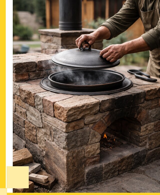 Печи для казана в Асбесте по цене от 18193 р. | ЭриданСбс