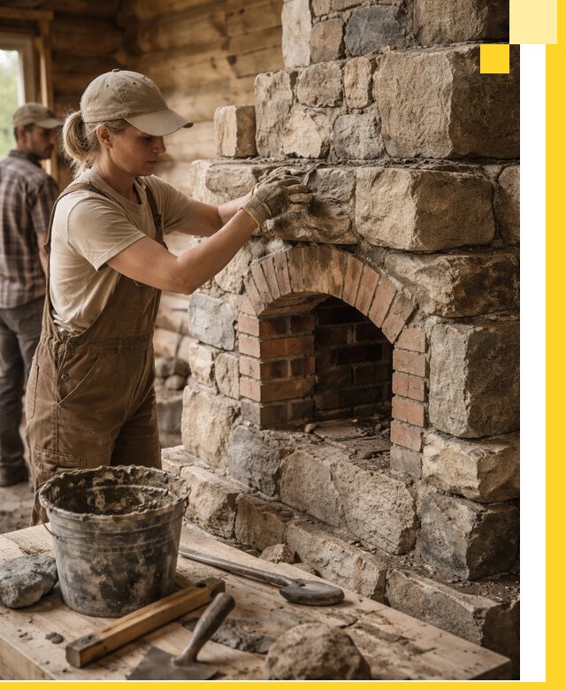 Каменные печи на заказ и монтаж в Асбесте, долговечные решения