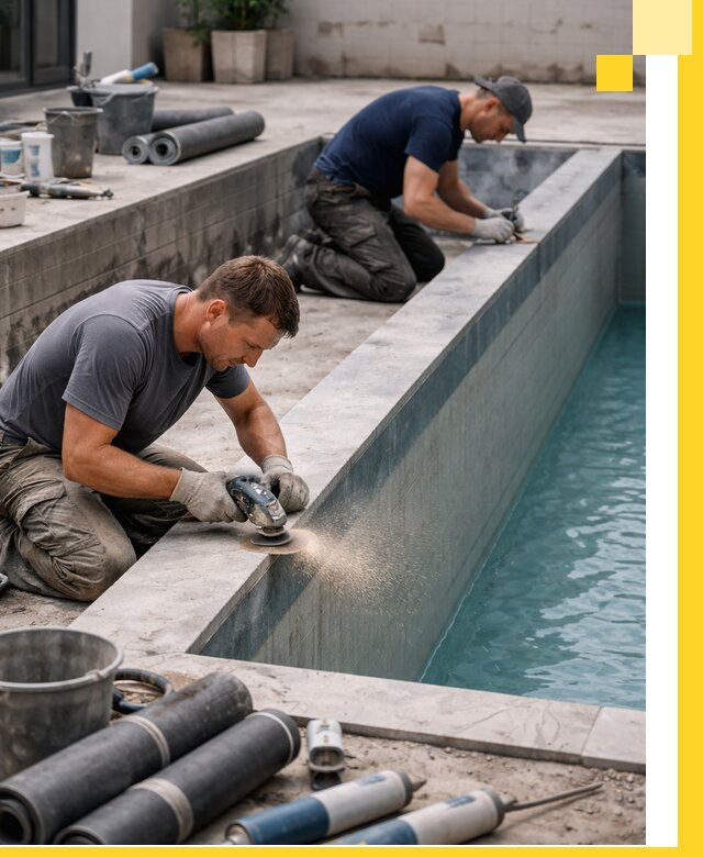 Профессиональный ремонт бассейнов под ключ в Асбесте