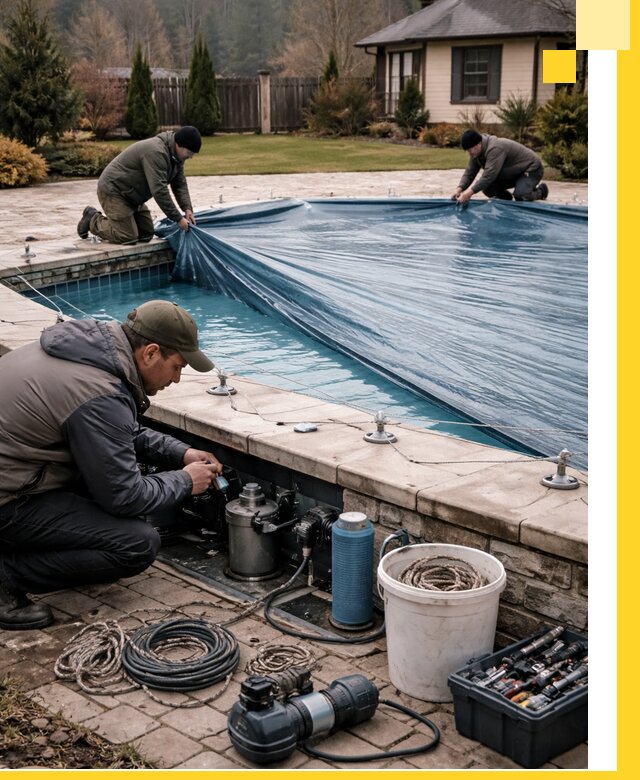 Консервация бассейнов в Асбесте: подготовка к длительному хранению