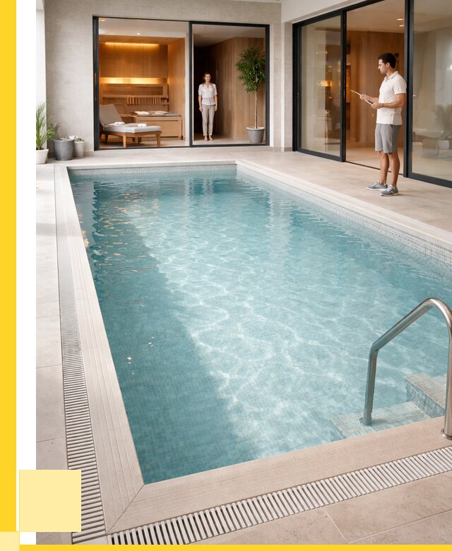 Отделка бассейна пленкой ПВХ в Асбесте от 3537 р. - ЭриданСбс