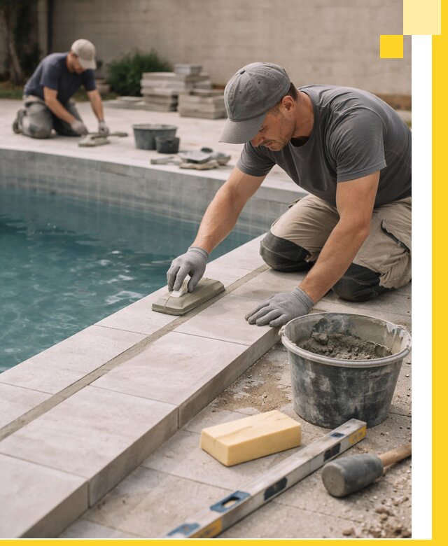 Отделка бассейнов в Асбесте: декоративная отделка и гидроизоляция