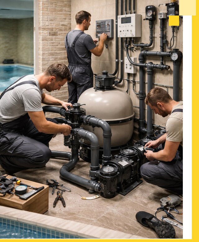 Комплексное оборудование для бассейнов под ключ в Асбесте