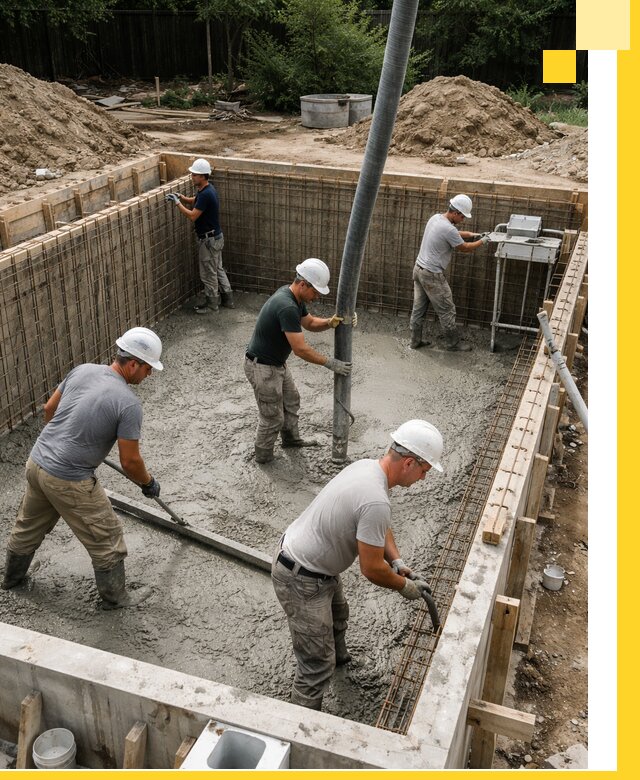 Строительство бетонных бассейнов под ключ в Асбесте