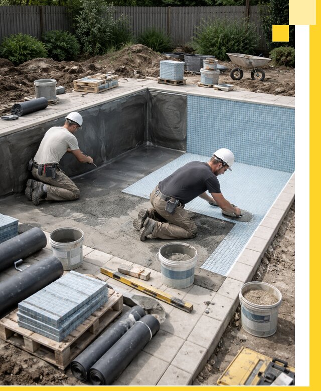 Проектирование и строительство стационарных бассейнов в Асбесте