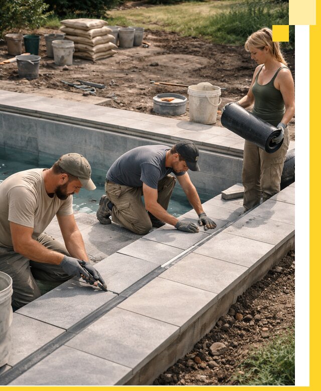 Строительство и монтаж уличных бассейнов под ключ в Асбесте