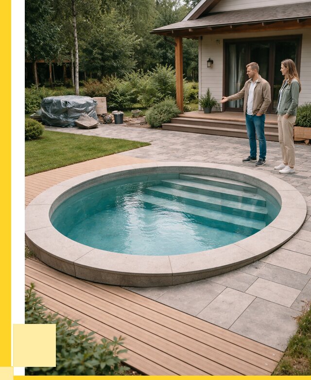 Бассейн на даче под ключ в Асбесте от 202140 р., ЭриданСбс