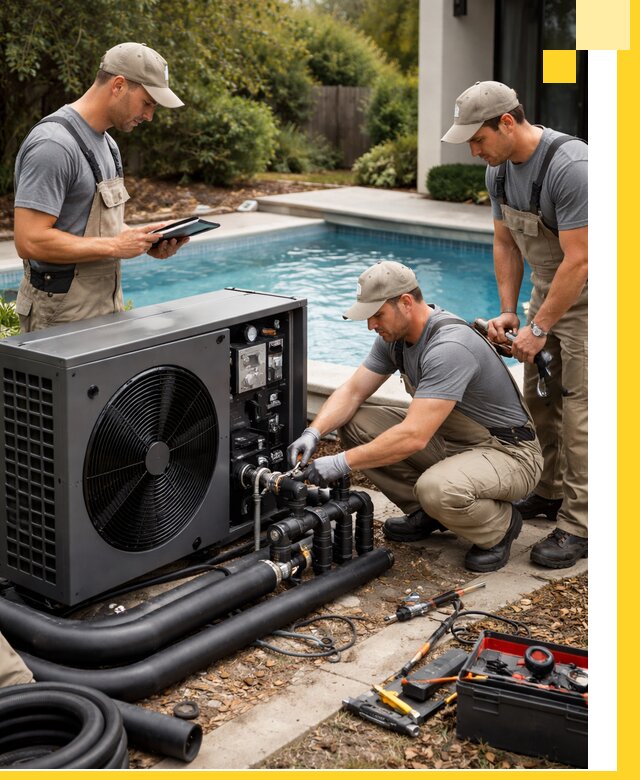 Проектирование и установка тепловых насосов для бассейнов в Асбесте