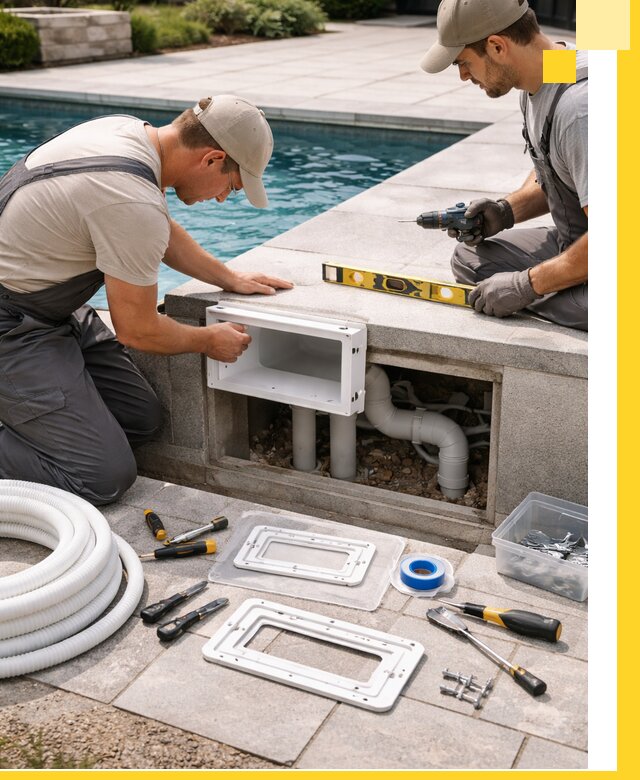 Поставка и установка скиммеров для бассейнов в Асбесте