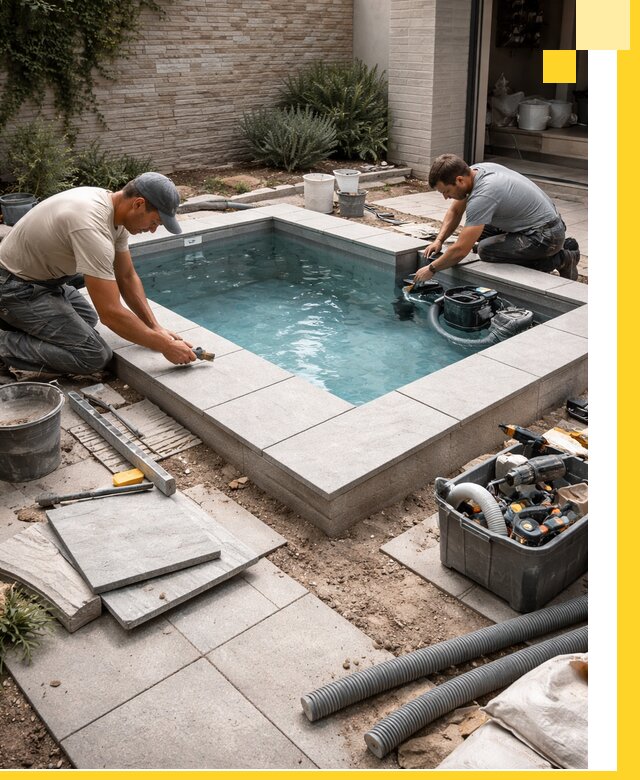 Мини бассейны под ключ в Асбесте, дизайн и установка