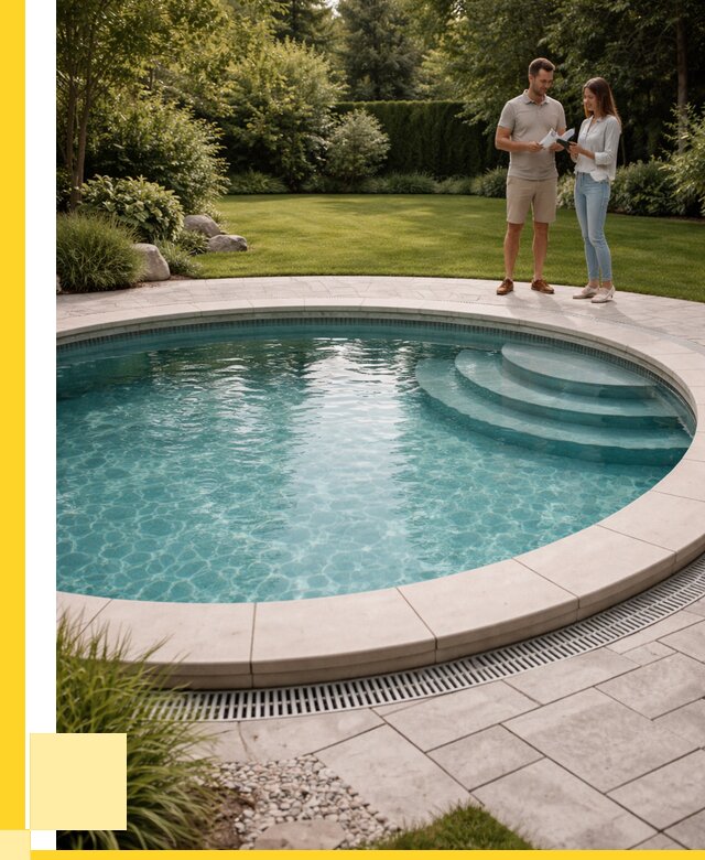 Круглые каркасные бассейны купить в Асбесте от 252675 р. | ЭриданСбс