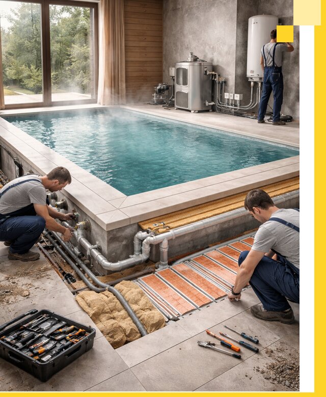 Проектирование и строительство тёплых бассейнов в Асбесте