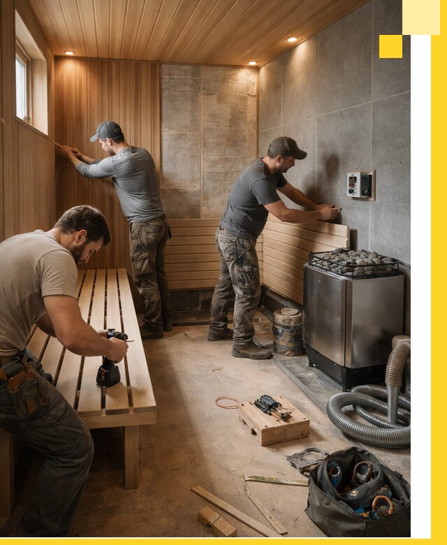 Сауны под ключ в Асбесте, проектирование, строительство, отделка