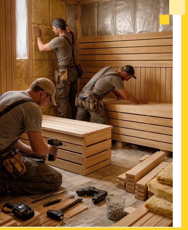 Профессиональное строительство саун под ключ в Асбесте