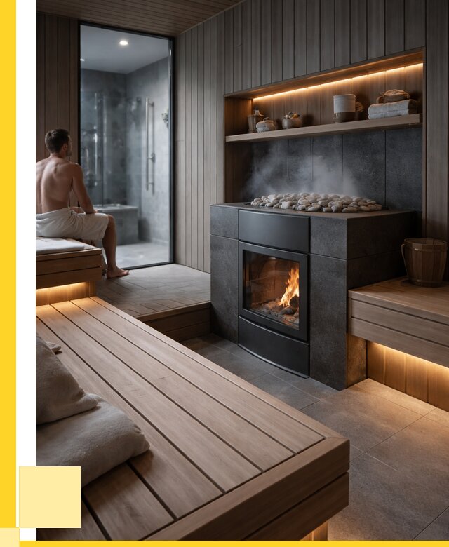 Проект сауны в частном доме в Асбесте от 35375 р. | ЭриданСбс