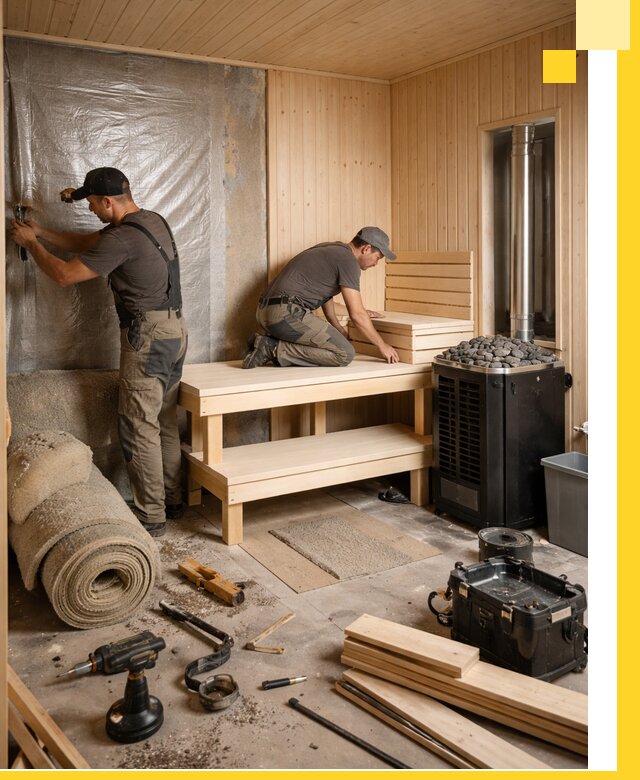 Проекты саун под ключ в Асбесте дизайн и строительство