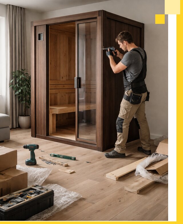 Установка и производство мини саун под ключ в Асбесте