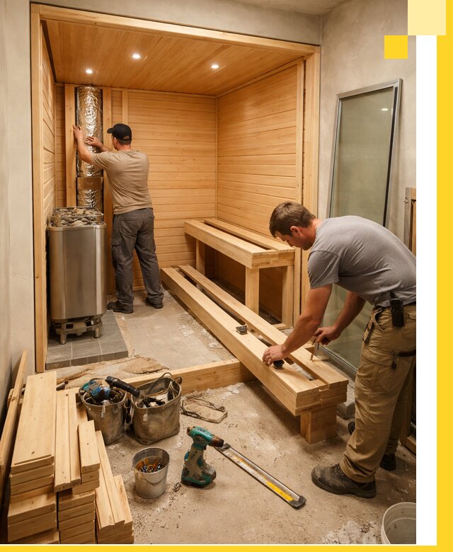 Проектирование и установка домашних саун под ключ в Асбесте