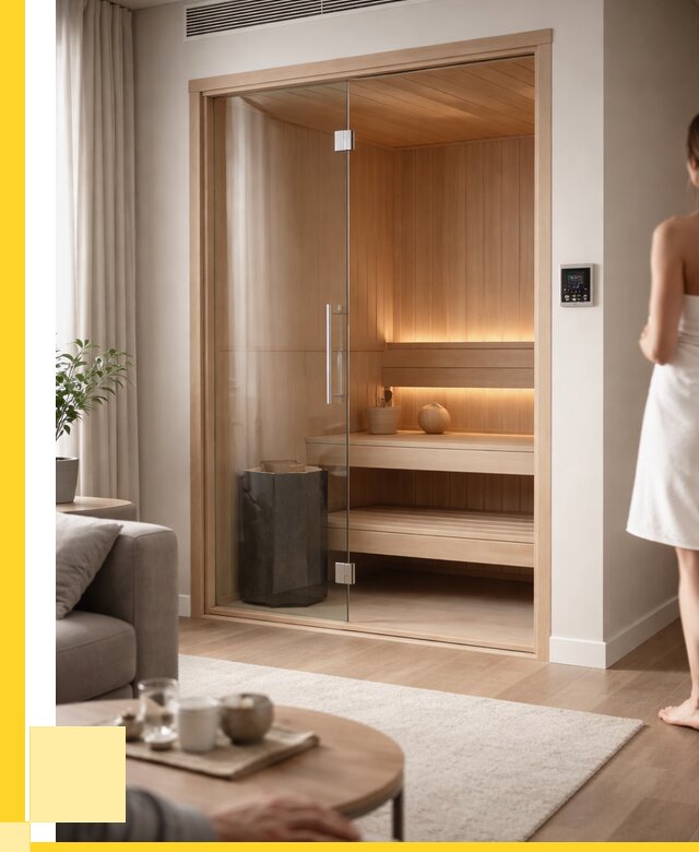 Сауна в квартире под ключ в Асбесте от 121284 р. ЭриданСбс