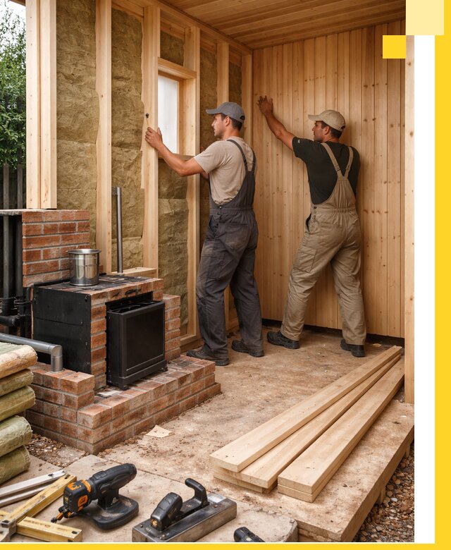 Строительство и установка дачных саун под ключ в Асбесте