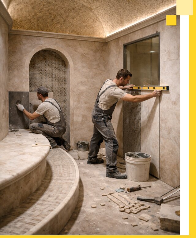 Проектирование и строительство саун с хамамом под ключ в Асбесте