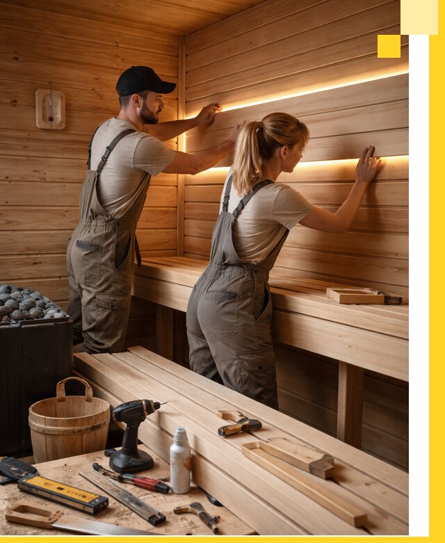 Дизайн саун и бань под ключ с индивидуальным проектом в Асбесте