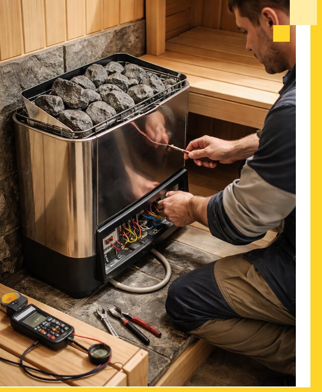 Продажа и установка электрокаменок для саун в Асбесте