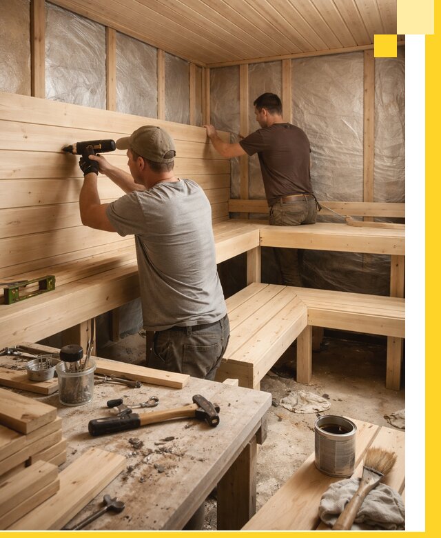 Профессиональная отделка бань и саун под ключ в Асбесте