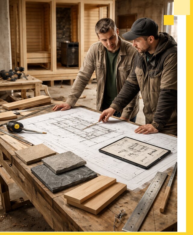 Проекты бань под ключ и планы строительства в Асбесте