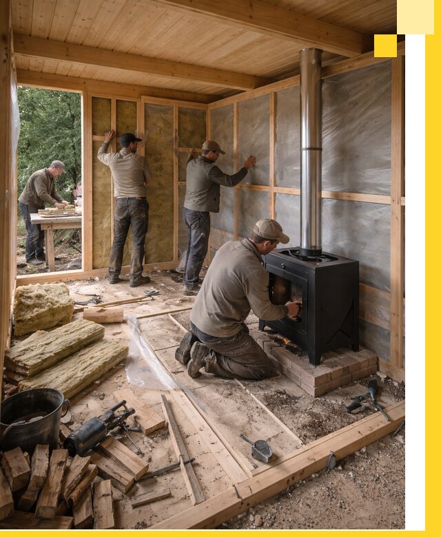 Профессиональный монтаж бань под ключ в Асбесте для дома