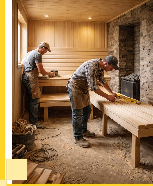 Отделка бани в Асбесте: внутренняя отделка от 3032 р. | ЭриданСбс