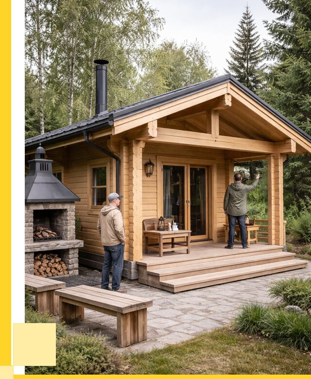 Деревянные бани под ключ в Асбесте от 454815 р. | ЭриданСбс