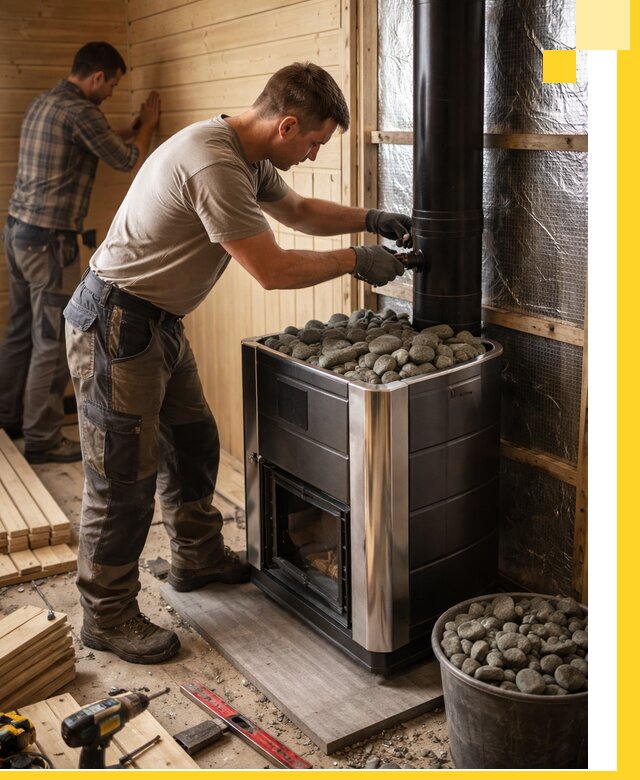 Проектирование и строительство парилок для бани в Асбесте под ключ