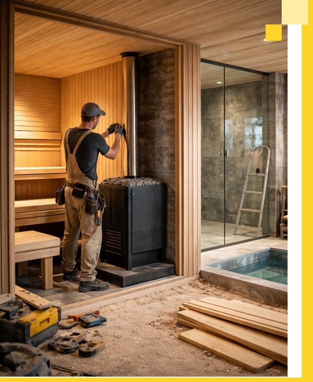 Полное строительство банных комплексов под ключ в Асбесте