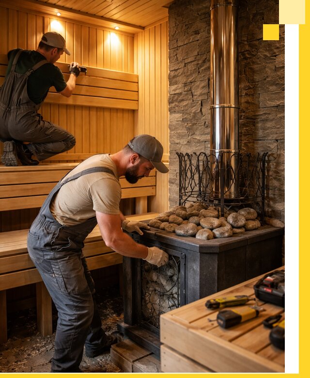 Комплексный дизайн бань, саун и зон отдыха в Асбесте