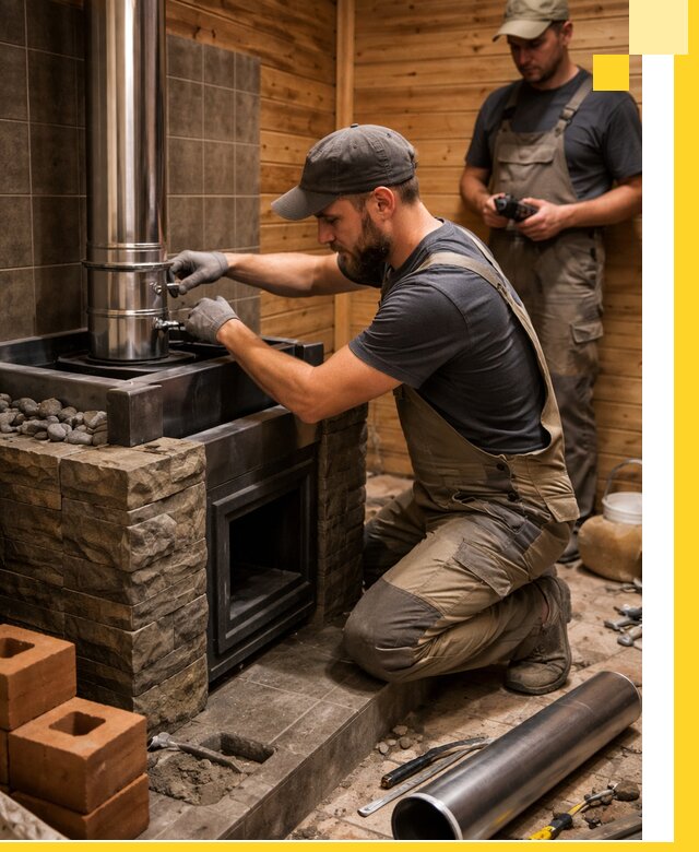 Изготовление и установка банных печей под ключ в Асбесте